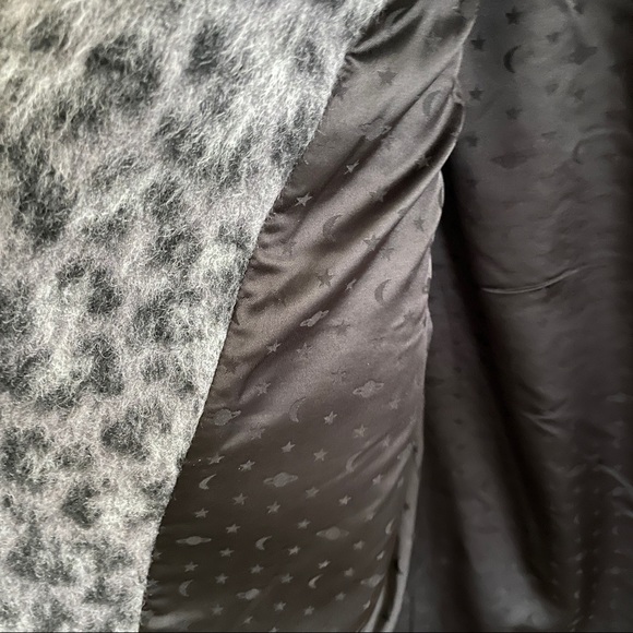 Scotch & Soda Winter Wool Leopard Coat - Picture 6 of 6